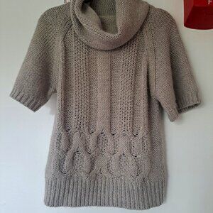 wool sweater cable knit cozy neck warmer